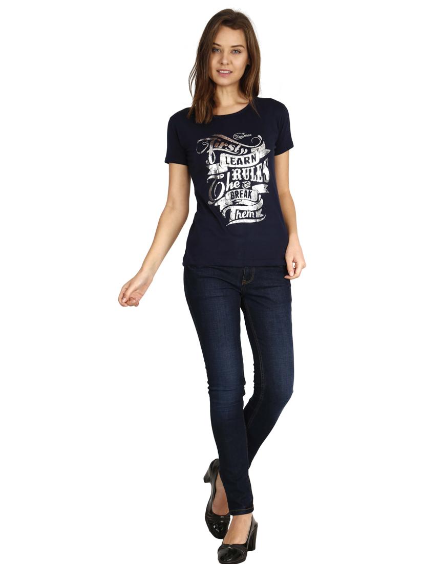 black cotton blend regular tshirt - 19785931 - Standard Image - 4