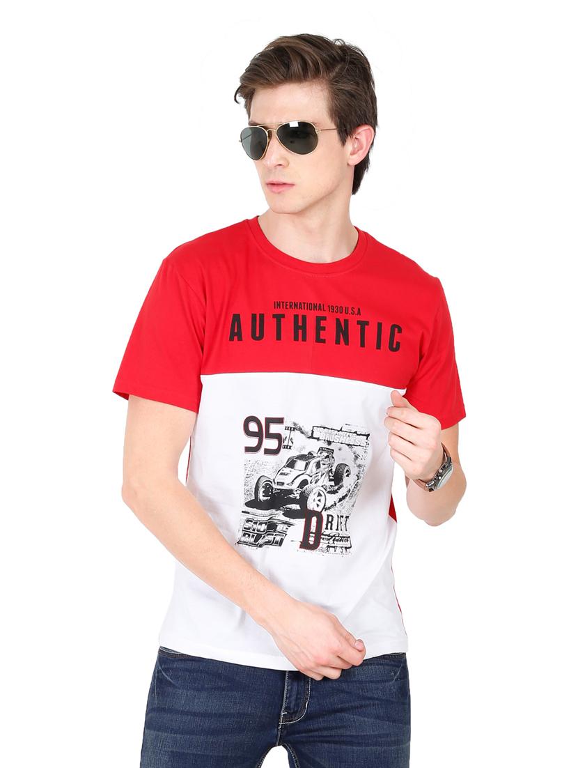 crew neck printed regular t-shirt - 19786210 -  Standard Image - 1