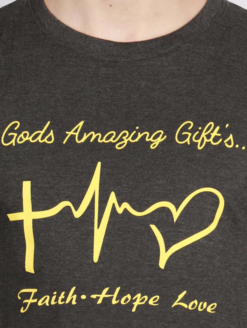 round neck printed t-shirt - 19786232 -  Standard Image - 4