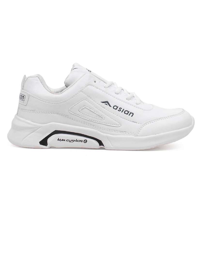 men solid lace up sports shoes - 19790242 -  Standard Image - 1