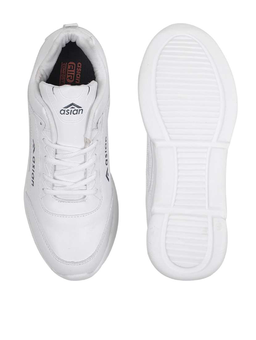 men solid lace up sports shoes - 19790242 -  Standard Image - 4