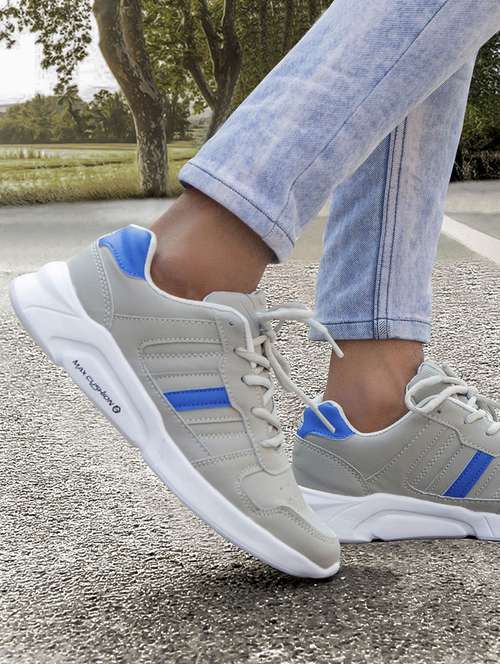 men lace-up running sport shoes - 19790766 -  Standard Image - 0