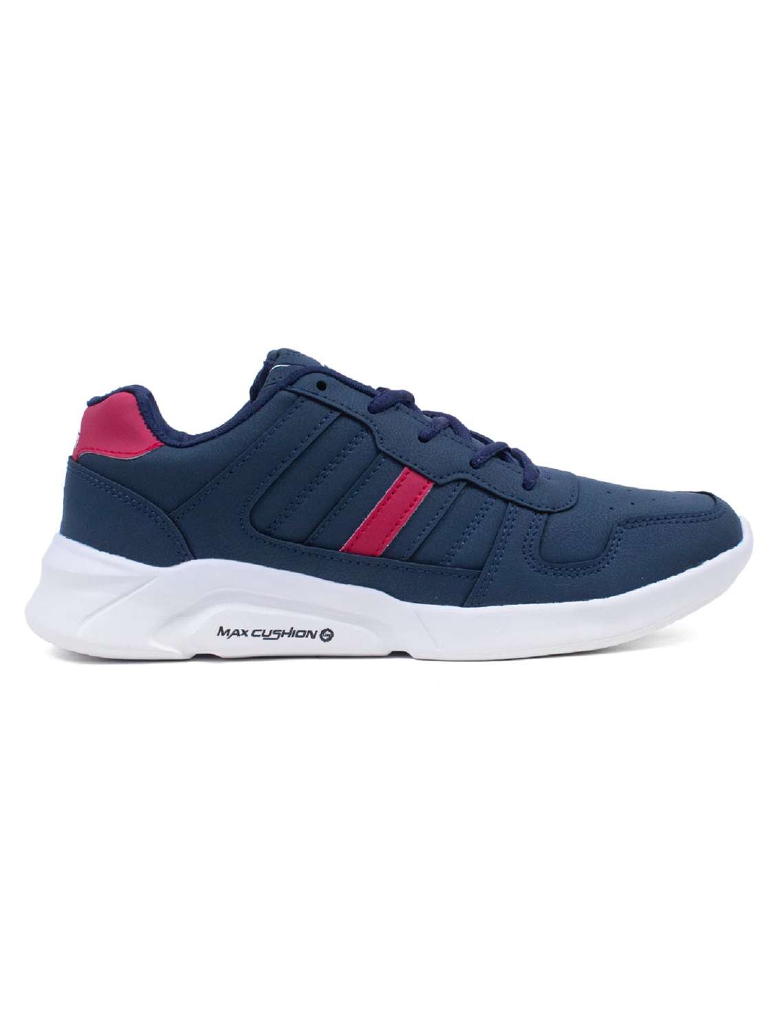 men navy color block sport shoe