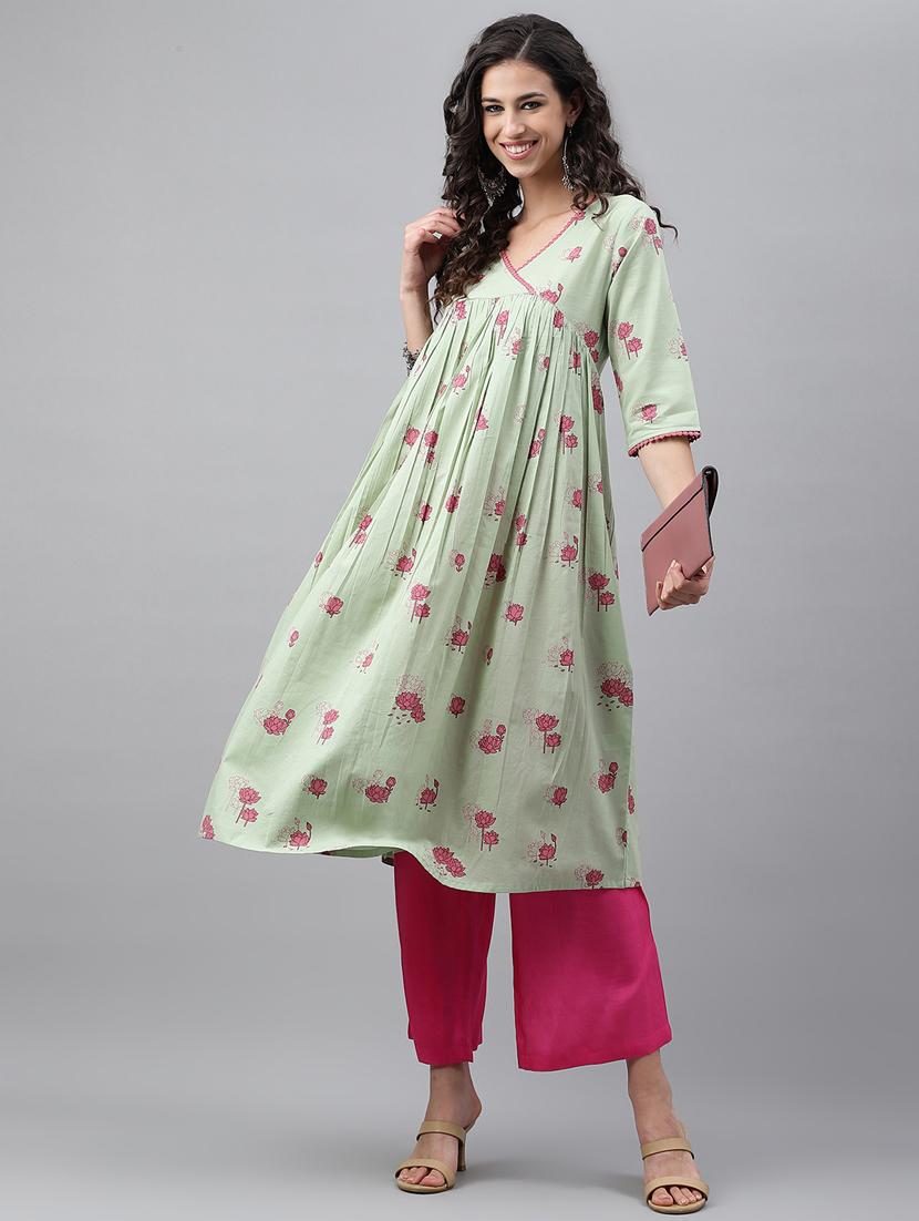 women's flared kurta - 19795541 -  Zoom Image - 0