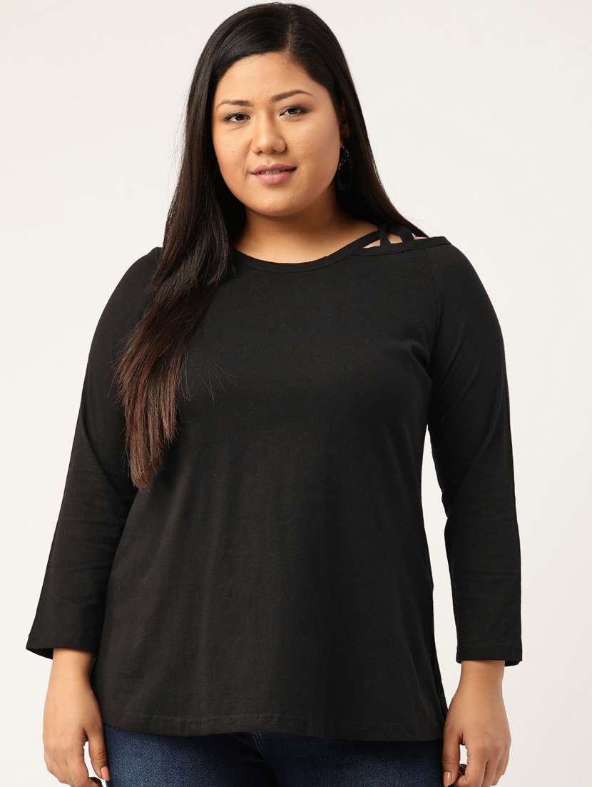 women's straight boat neck top