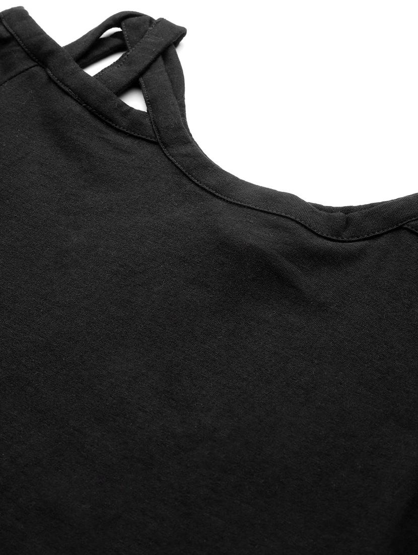 women's straight boat neck top - 19795583 - Standard Image - 4