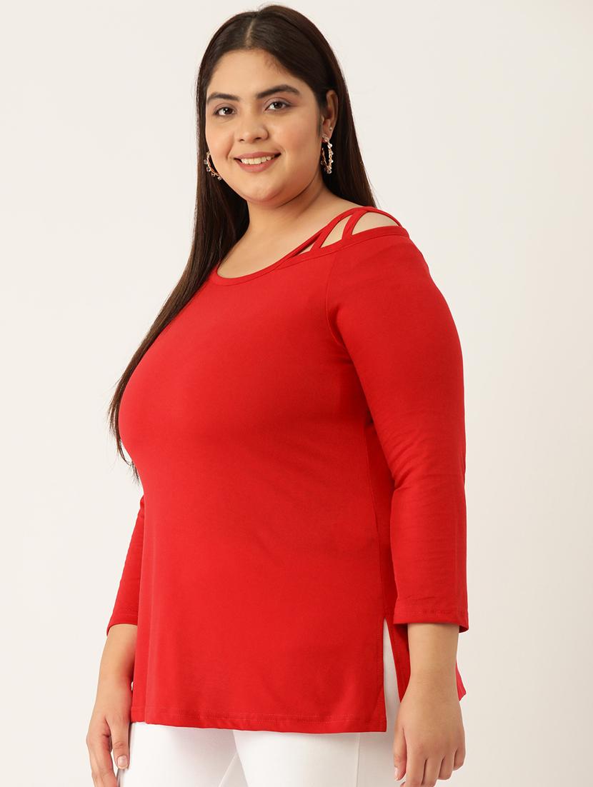 women's straight boat neck top - 19795586 - Standard Image - 1
