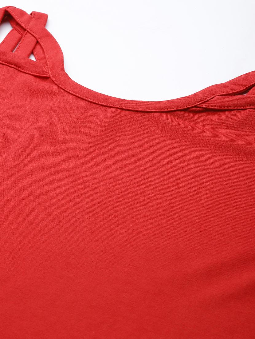 women's straight boat neck top - 19795586 - Standard Image - 4