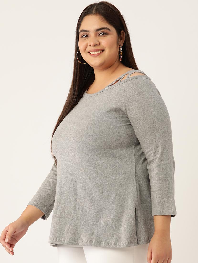 women's a line boat neck top - 19795589 - Standard Image - 1