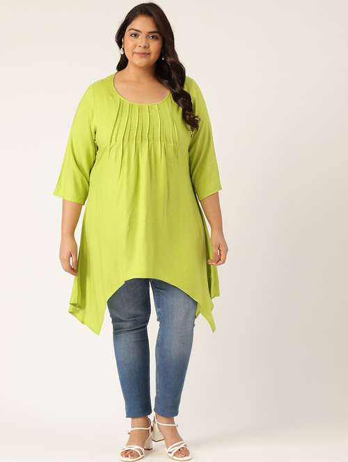 women's asymmetric round neck top - 19795598 -  Standard Image - 0