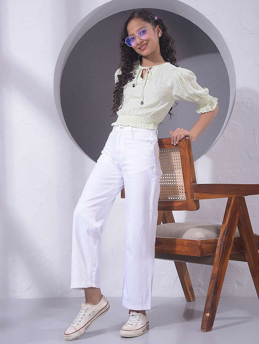 girls tie up neck top - 19795666 -  Standard Image - 6