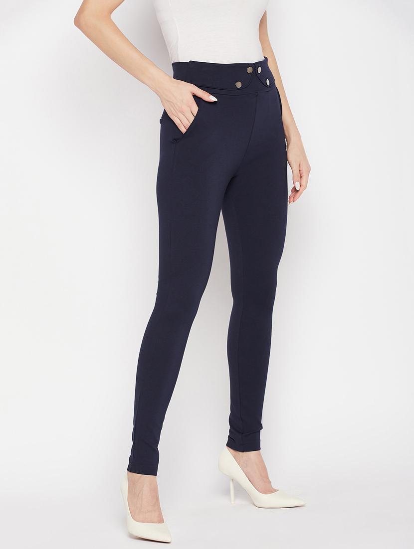 women solid viscose jegging - 19796114 -  Standard Image - 1