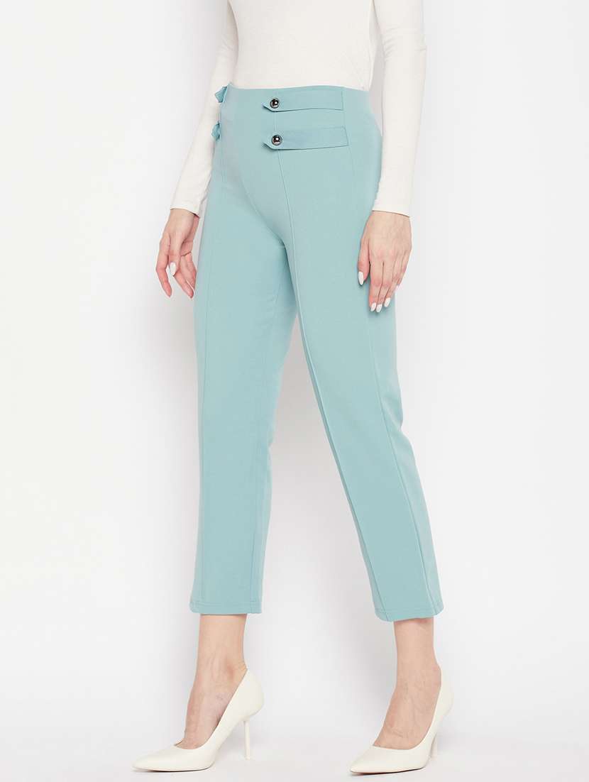 women solid cotton jegging - 19796123 -  Standard Image - 1