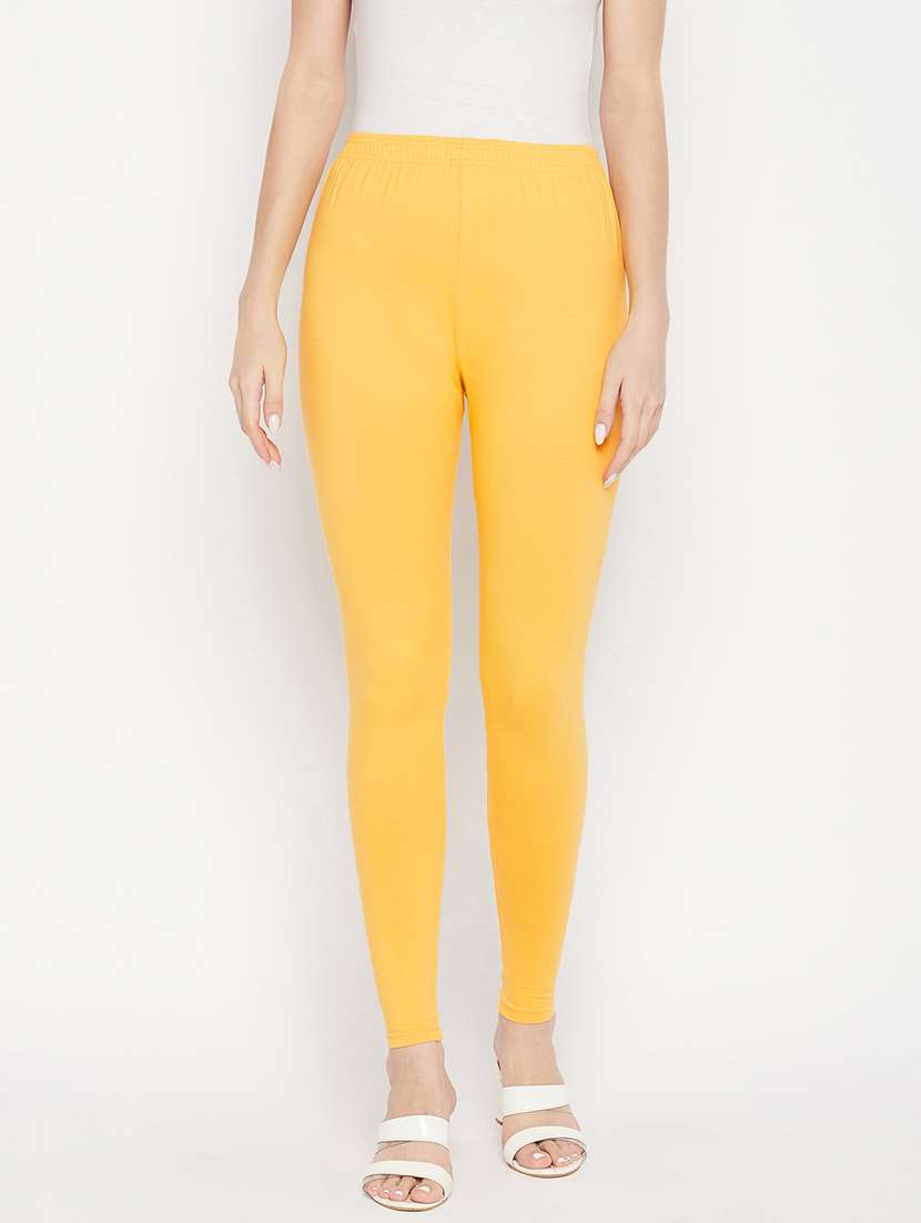 yellow cotton leggings