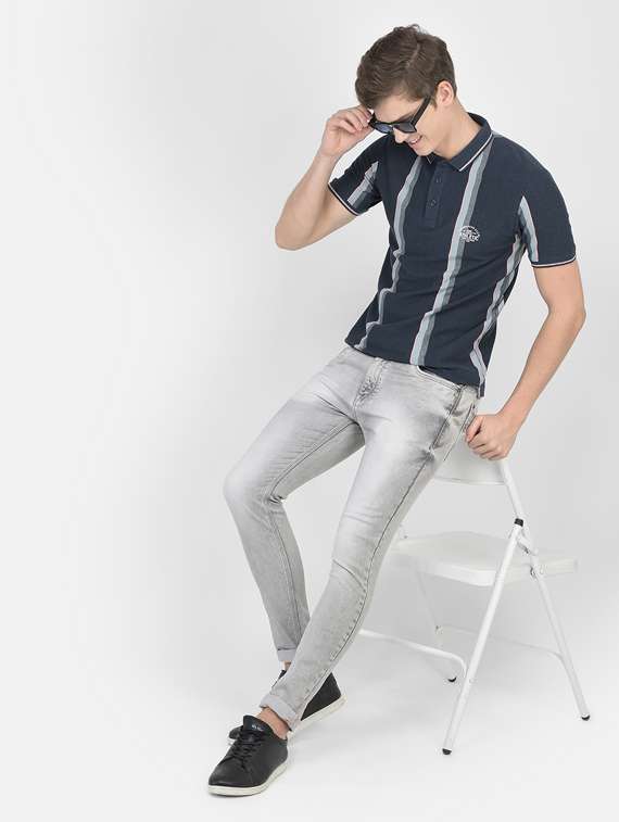 mens skinny fit plain jeans - 19796525 - Standard Image - 4