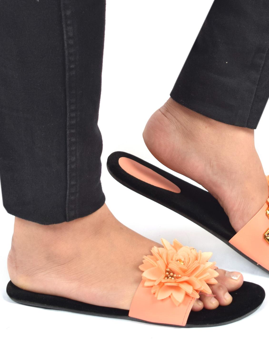 multi colored t-strap flats - 19796539 -  Standard Image - 1