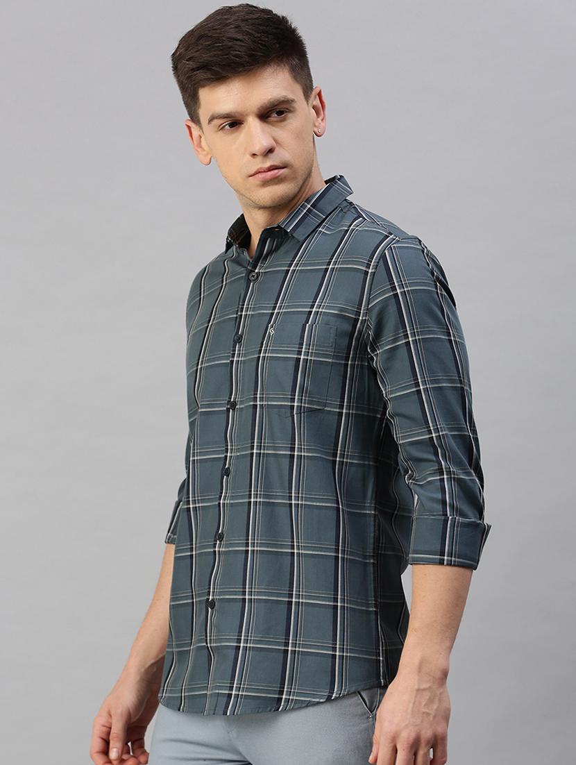 mens checks casual shirt - 19803345 -  Standard Image - 1