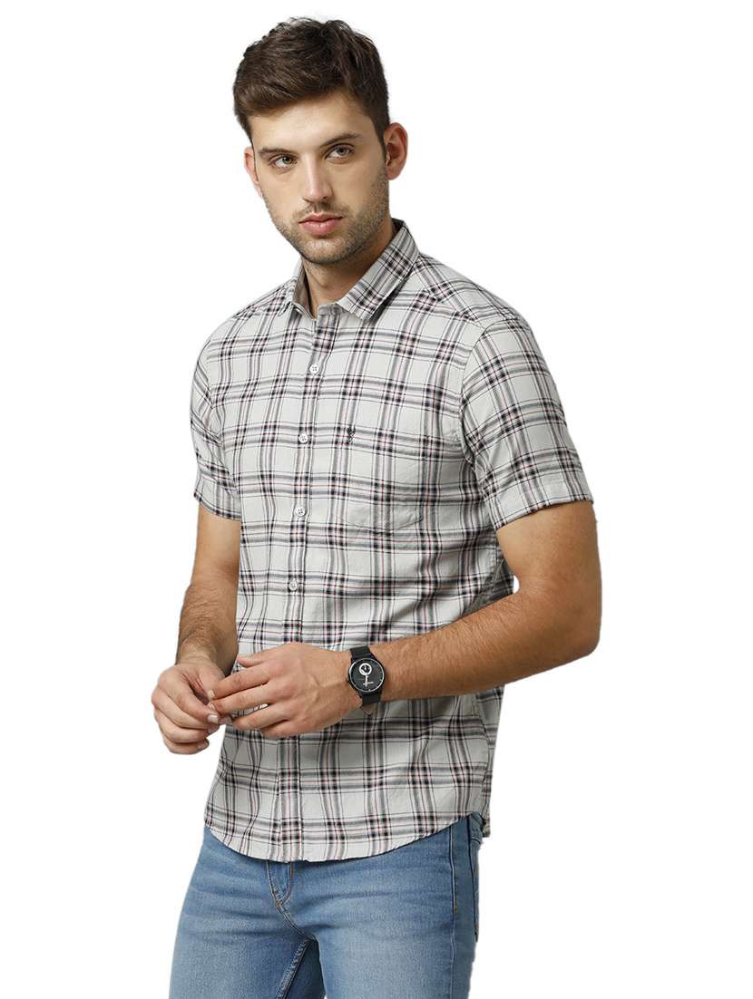 checkered cotton casual shirt - 19803388 -  Standard Image - 1