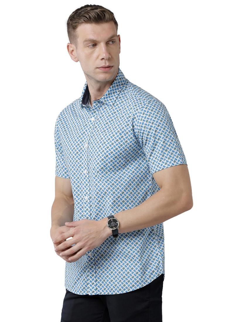 printed cotton casual shirt - 19803403 - Standard Image - 1