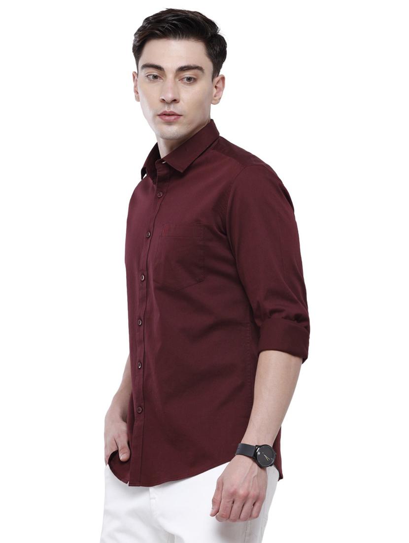 mens solid casual shirt - 19803426 - Standard Image - 1