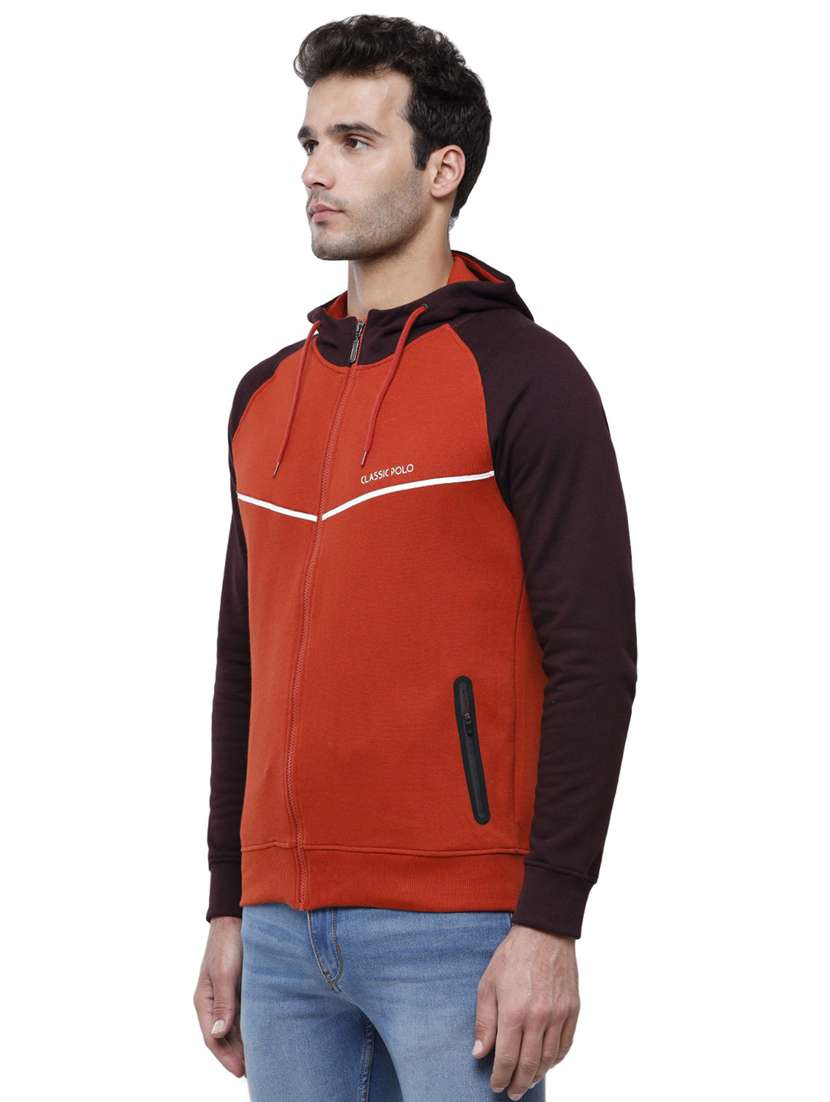 mens color block sweatshirt - 19803554 -  Standard Image - 1