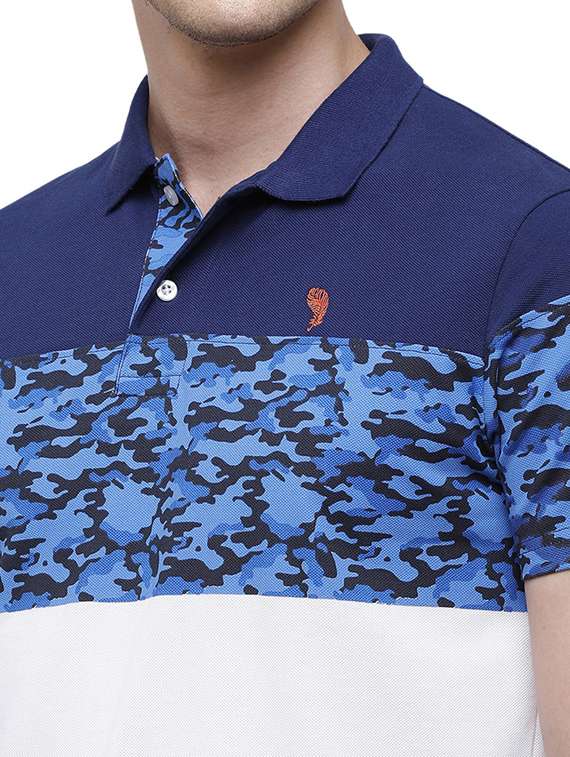 men printed cotton polo t-shirt - 19803668 - Standard Image - 4