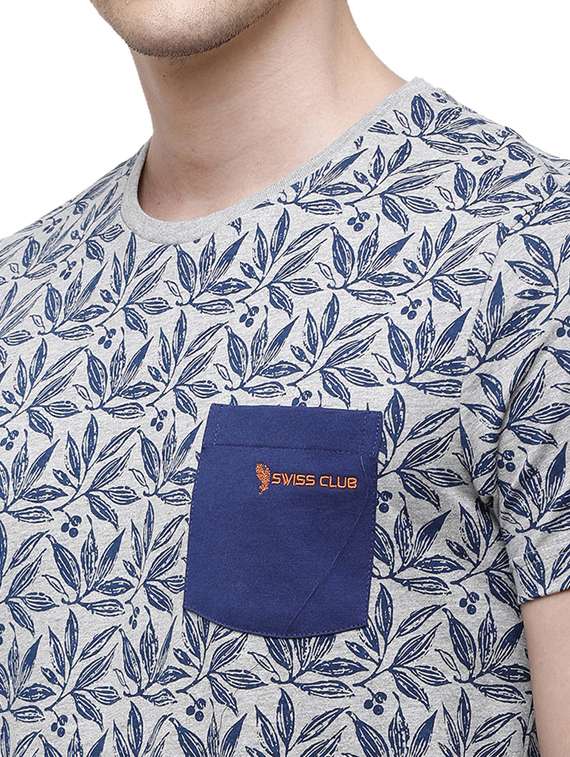 round neck printed t-shirt - 19803816 - Standard Image - 4