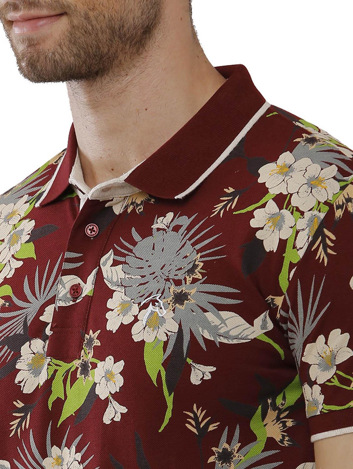 printed polo neck t-shirt - 19803852 - Standard Image - 4
