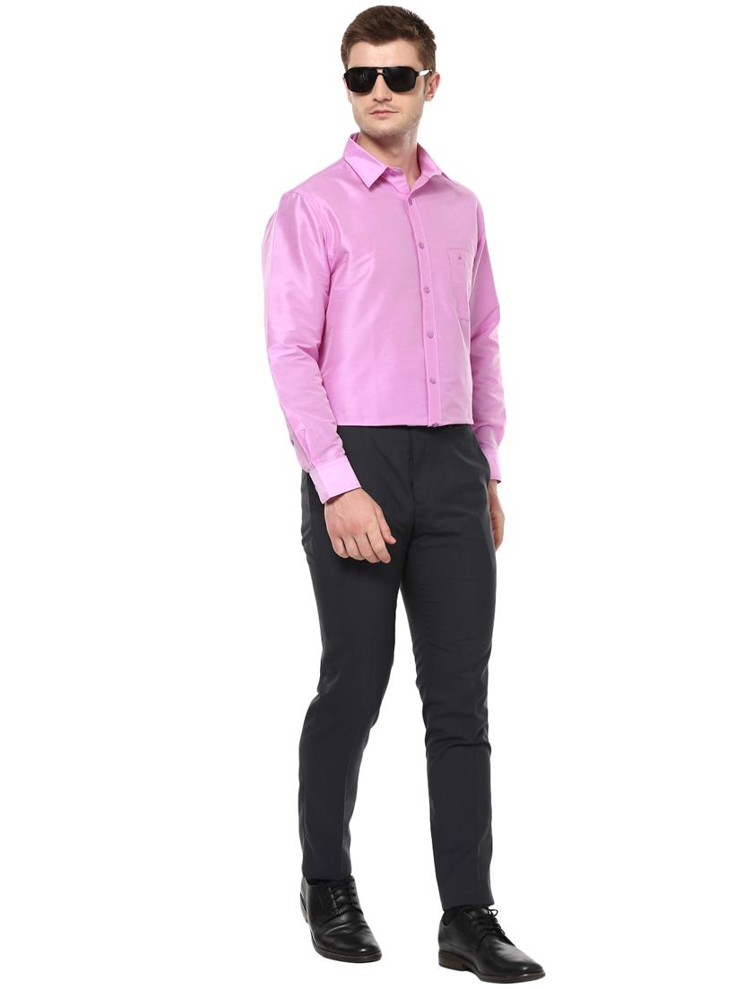 mens solid casual shirt - 19807860 - Standard Image - 4