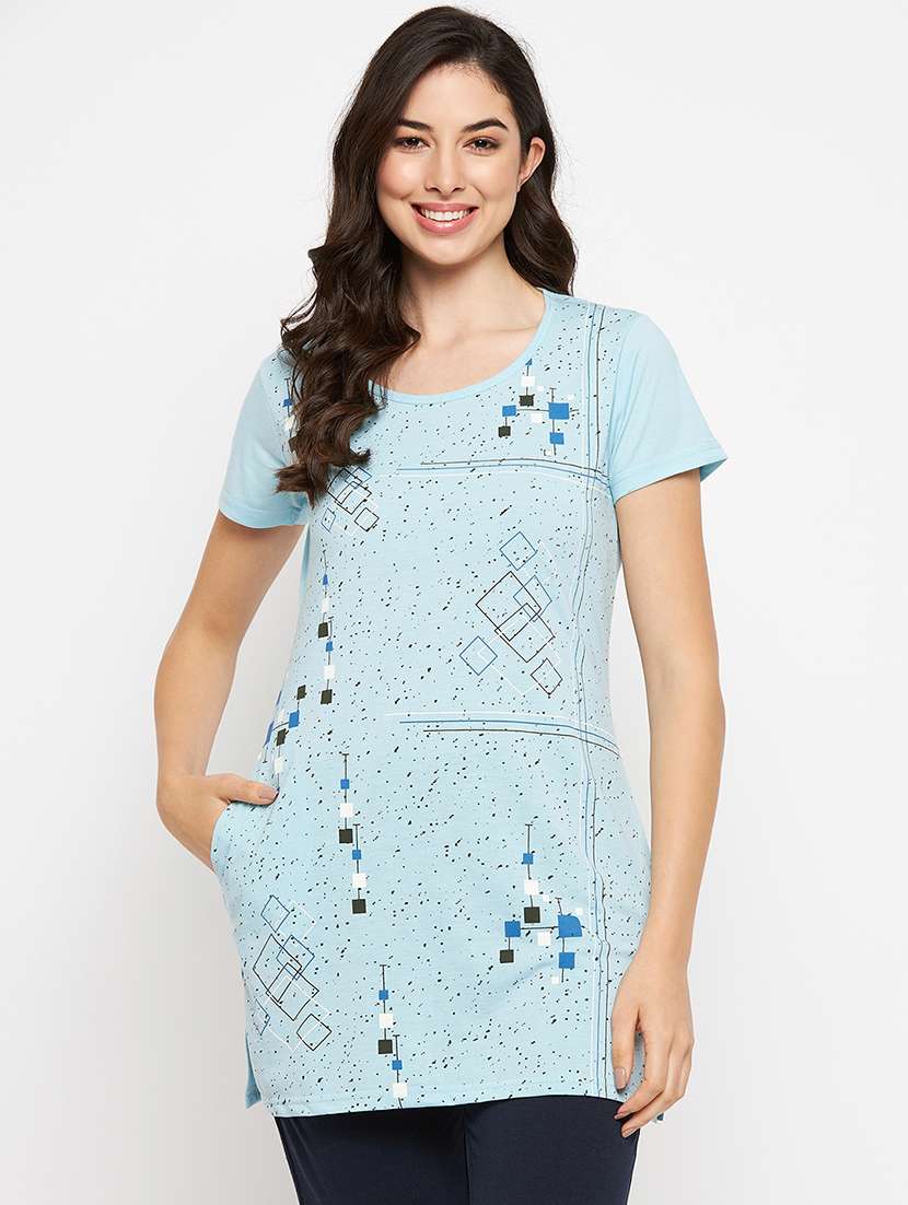 women's all over print round neck t-shirt - 19808063 -  Standard Image - 1