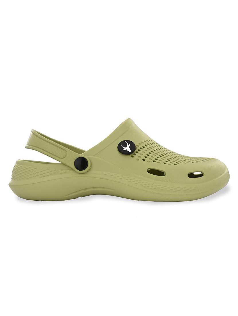 green slip on clog - 19808792 -  Standard Image - 1