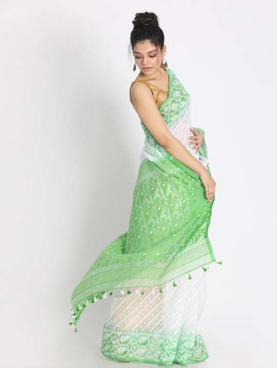 women's embroidered saree with blouse - 19810652 -  Standard Image - 1