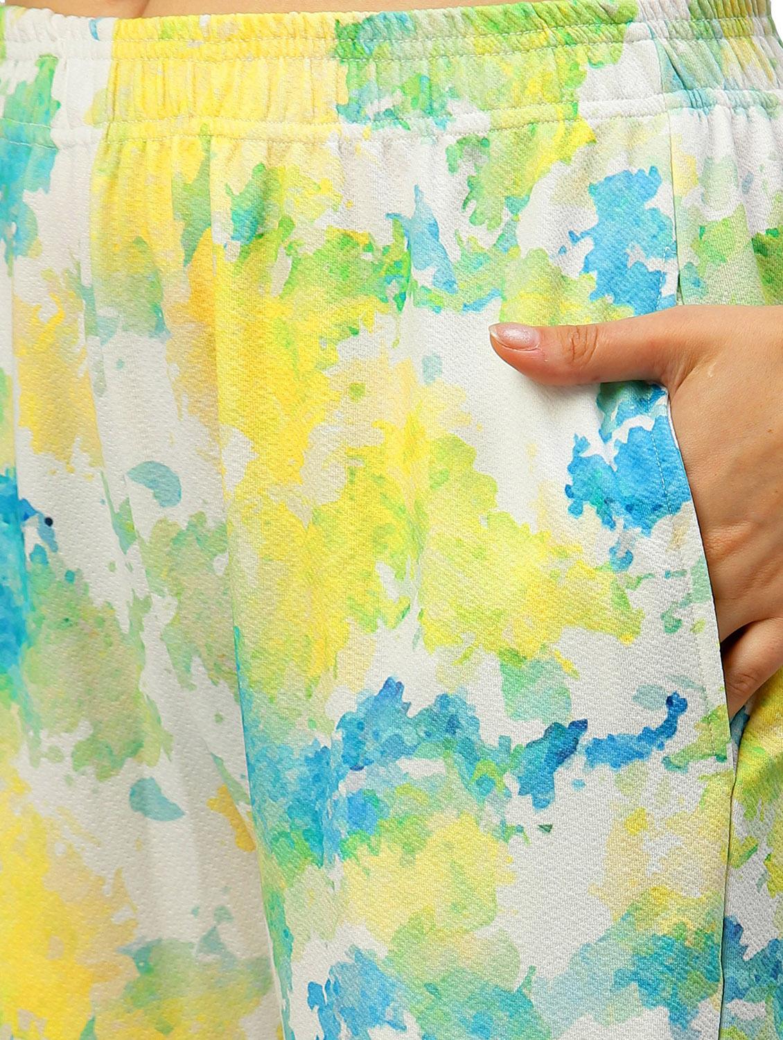 tie & dye pyjama t-shirt nightwear set - 19812651 - Standard Image - 4