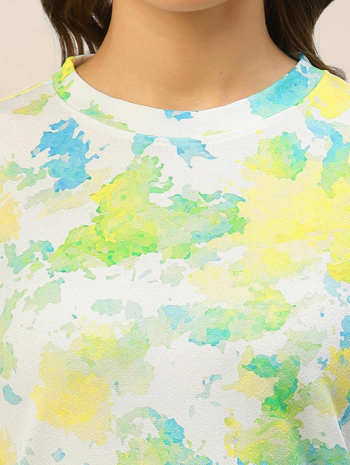 tie & dye pyjama t-shirt nightwear set - 19812653 - Standard Image - 4