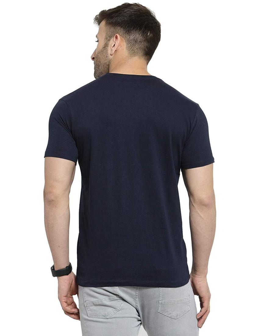 round neck printed regular t-shirt - 19814043 - Standard Image - 1