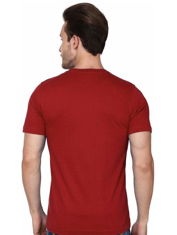 printed round neck regular t-shirt - 19814084 - Standard Image - 1