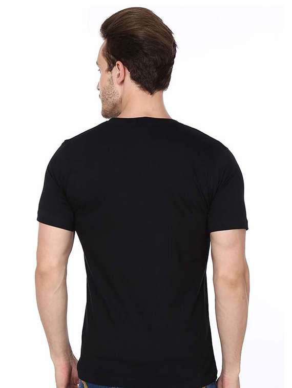 printed round neck regular t-shirt - 19814090 -  Standard Image - 1