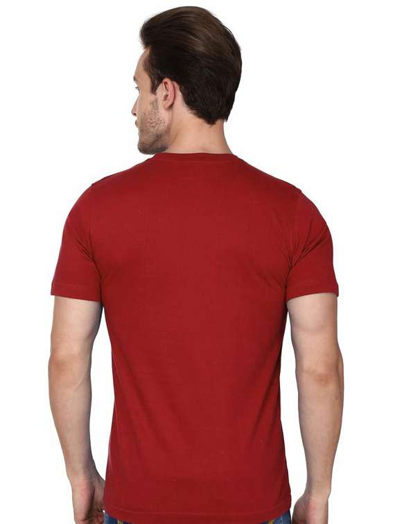 printed round neck regular t-shirt - 19814152 -  Standard Image - 1