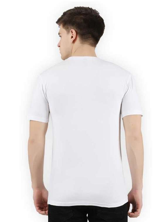 printed round neck regular t-shirt - 19814401 -  Standard Image - 1