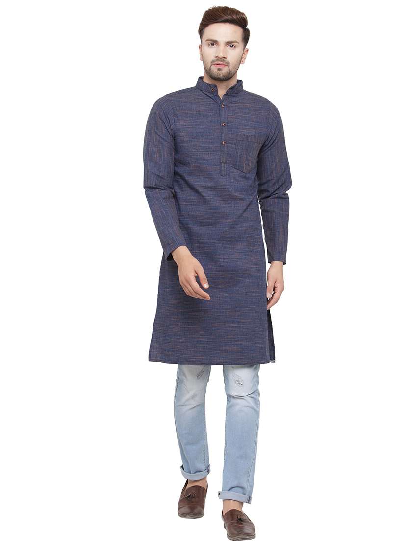 mandarin neck solid kurta