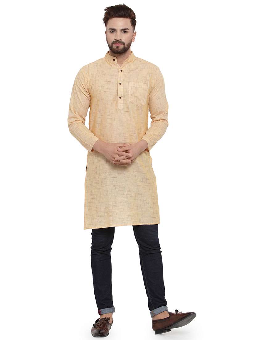 mandarin neck solid kurta