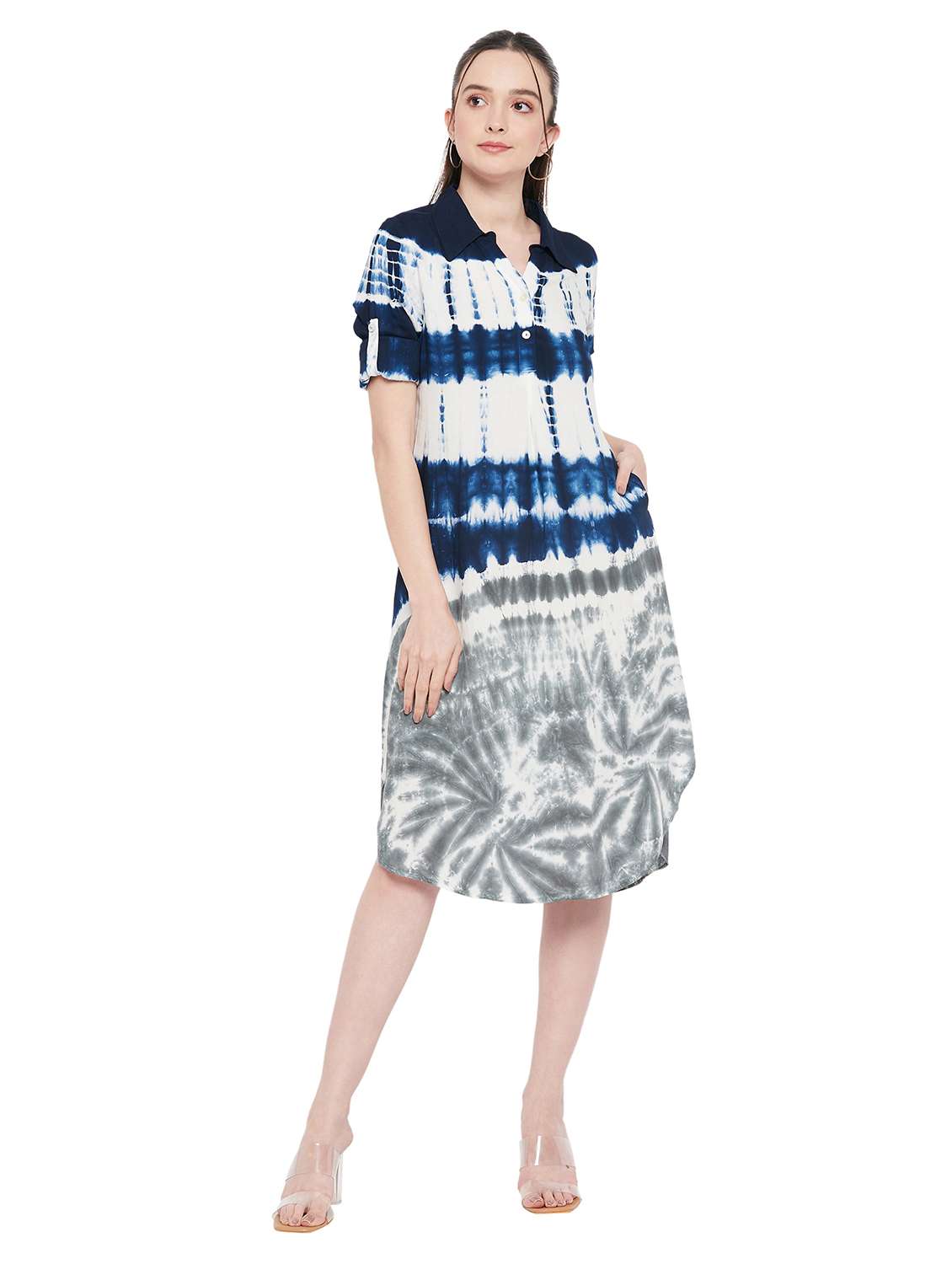 women's polka dots dress - 19814661 - Standard Image - 4