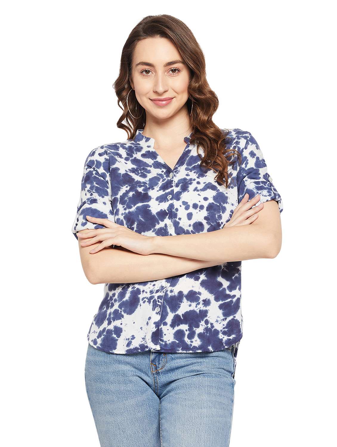 tie and dyed regular shirt