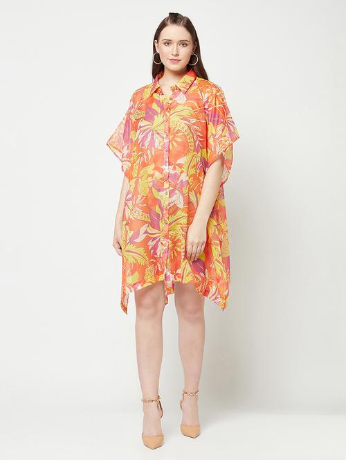 women's asymmetric printed dress - 19814764 -  Standard Image - 0
