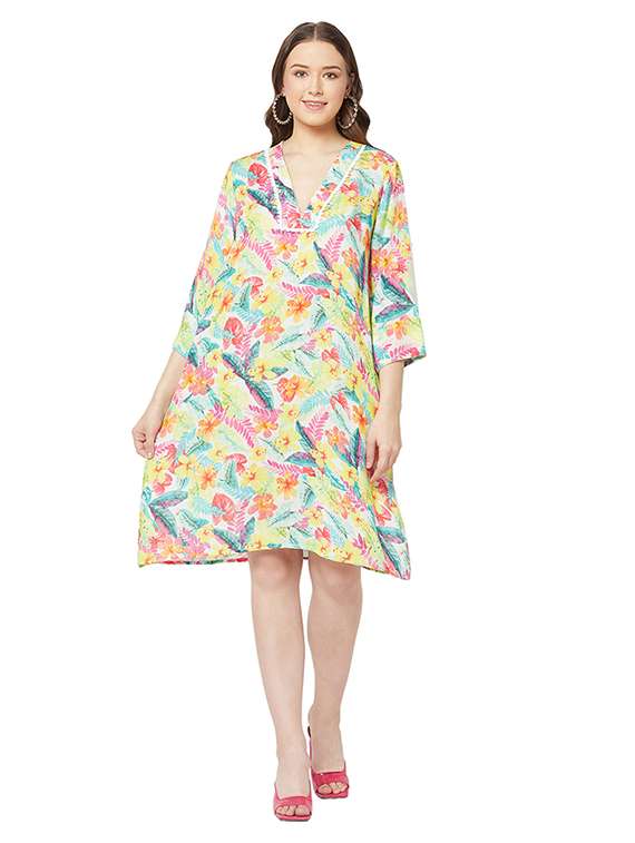 women's  floral dress