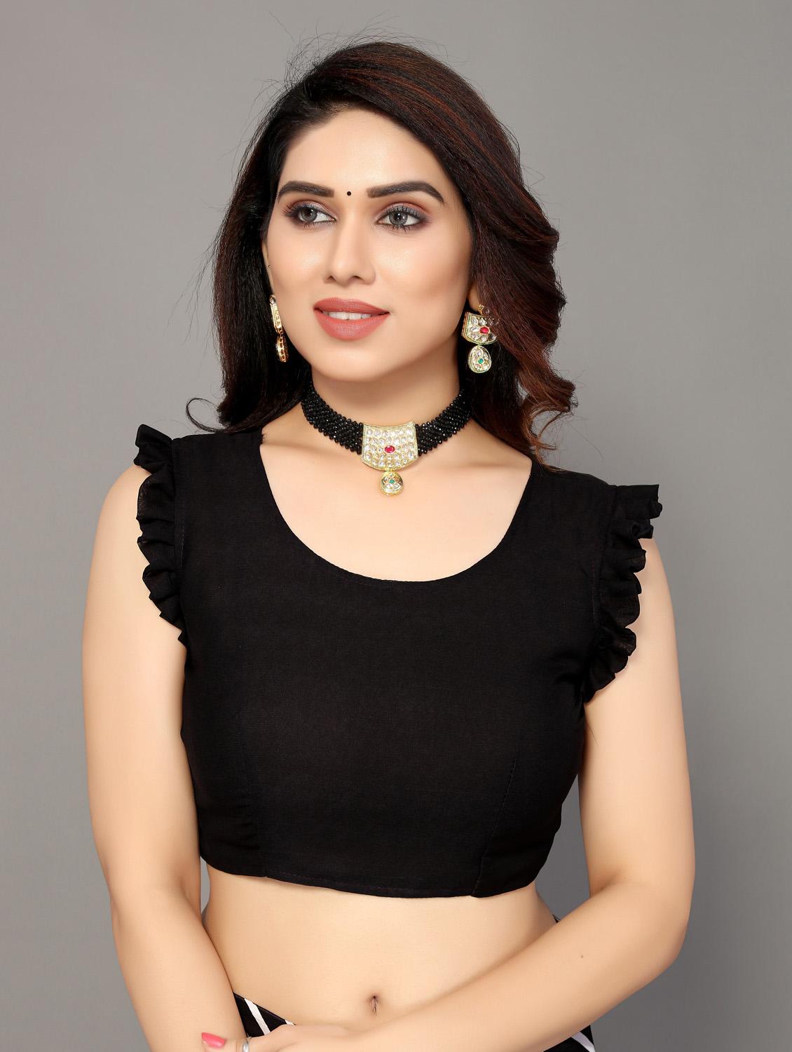 pack of 2 printed woven saree with blouse - 19814948 - Standard Image - 4