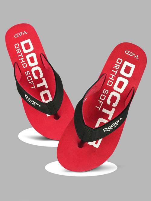 red eva toe separator slippers - 19815433 -  Standard Image - 0