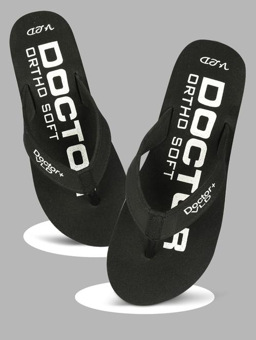 black eva toe separator slippers - 19815436 -  Standard Image - 0
