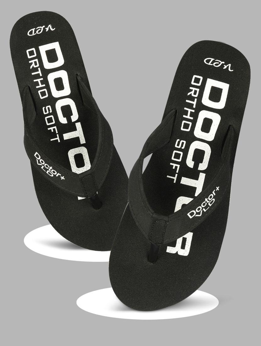 black eva toe separator slippers - 19815436 -  Zoom Image - 0