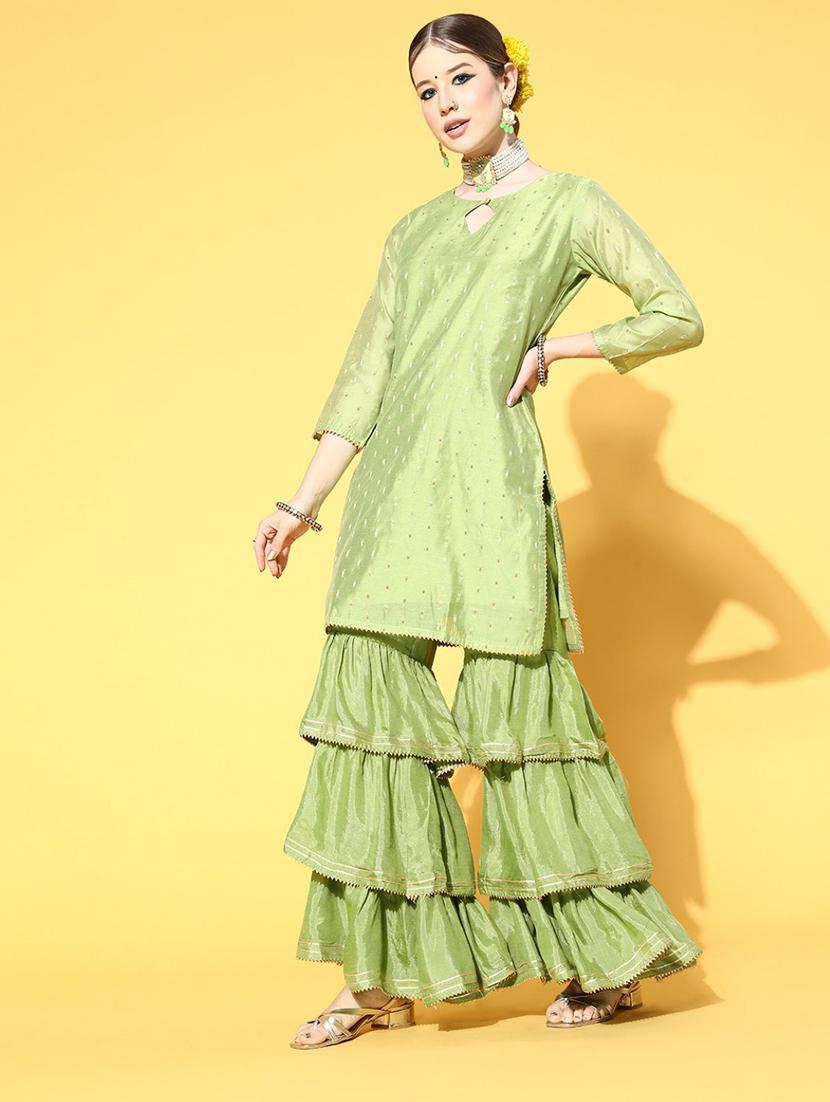 zari work suit set - 19816606 - Standard Image - 1